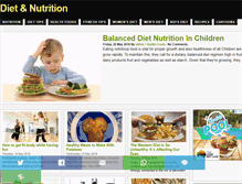 Tablet Screenshot of dietnutritionadvisor.com